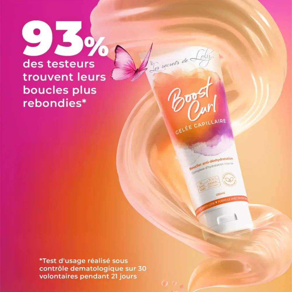 Les secrets de loly gelée capillaire boost curl 250ml