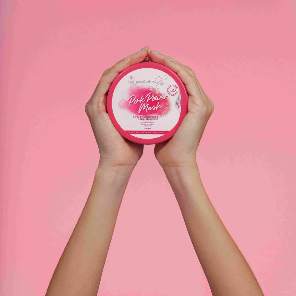 Les secrets de loly soin restructurant ultra protéiné pink power mask 300ml
