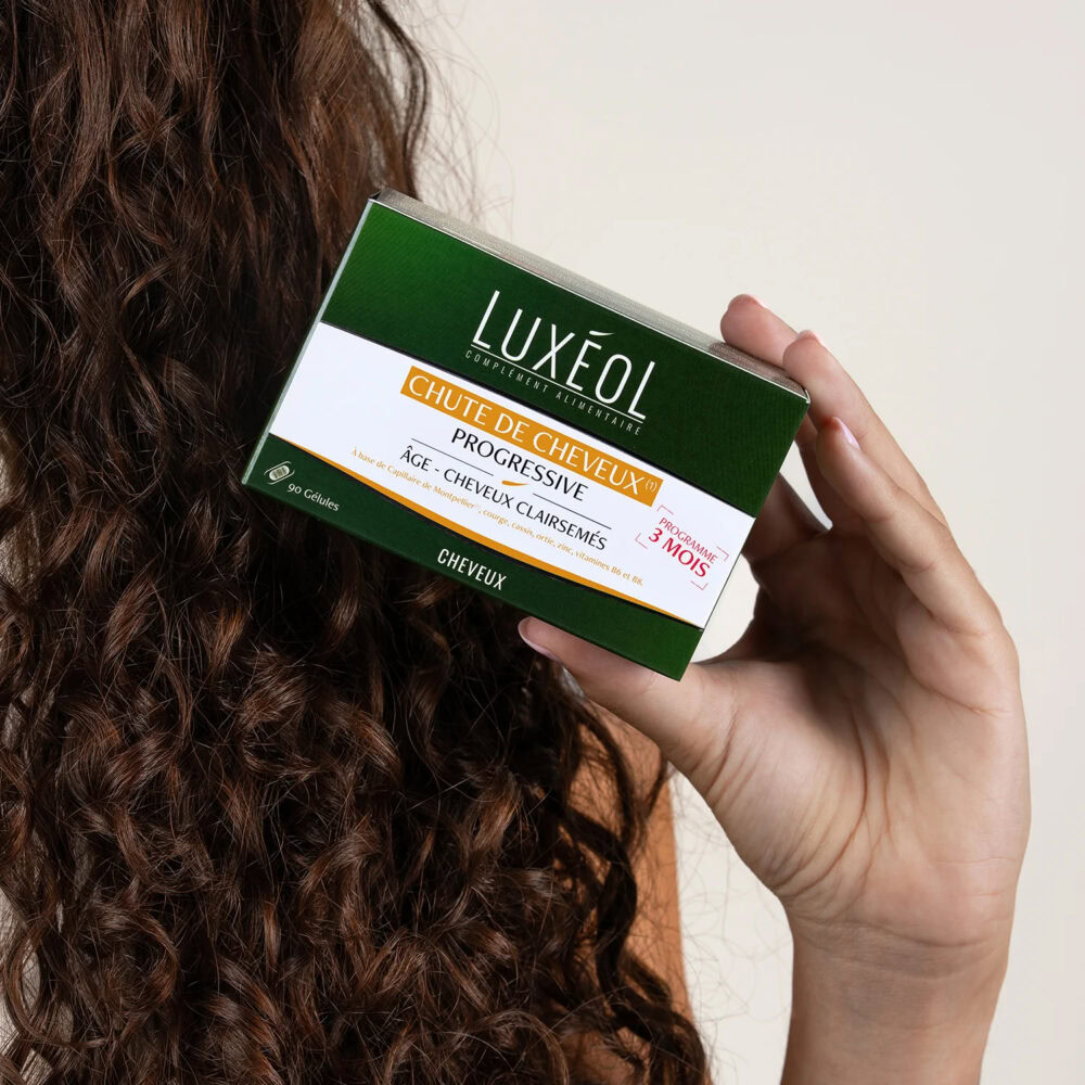 Luxéol chute de cheveux progressive 3 mois 90 gélules