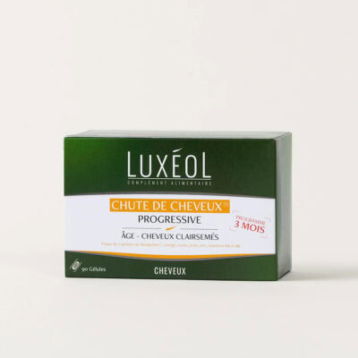 Luxéol Chute de Cheveux Progressive 3 mois 90 gélules