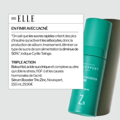 Novexpert trio zinc serum booster 30ml Novexpert trio zinc serum booster 30ml