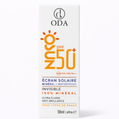 Oda Ecran Solaire Mineral Waterproof Invisible SPF50+ 50ml