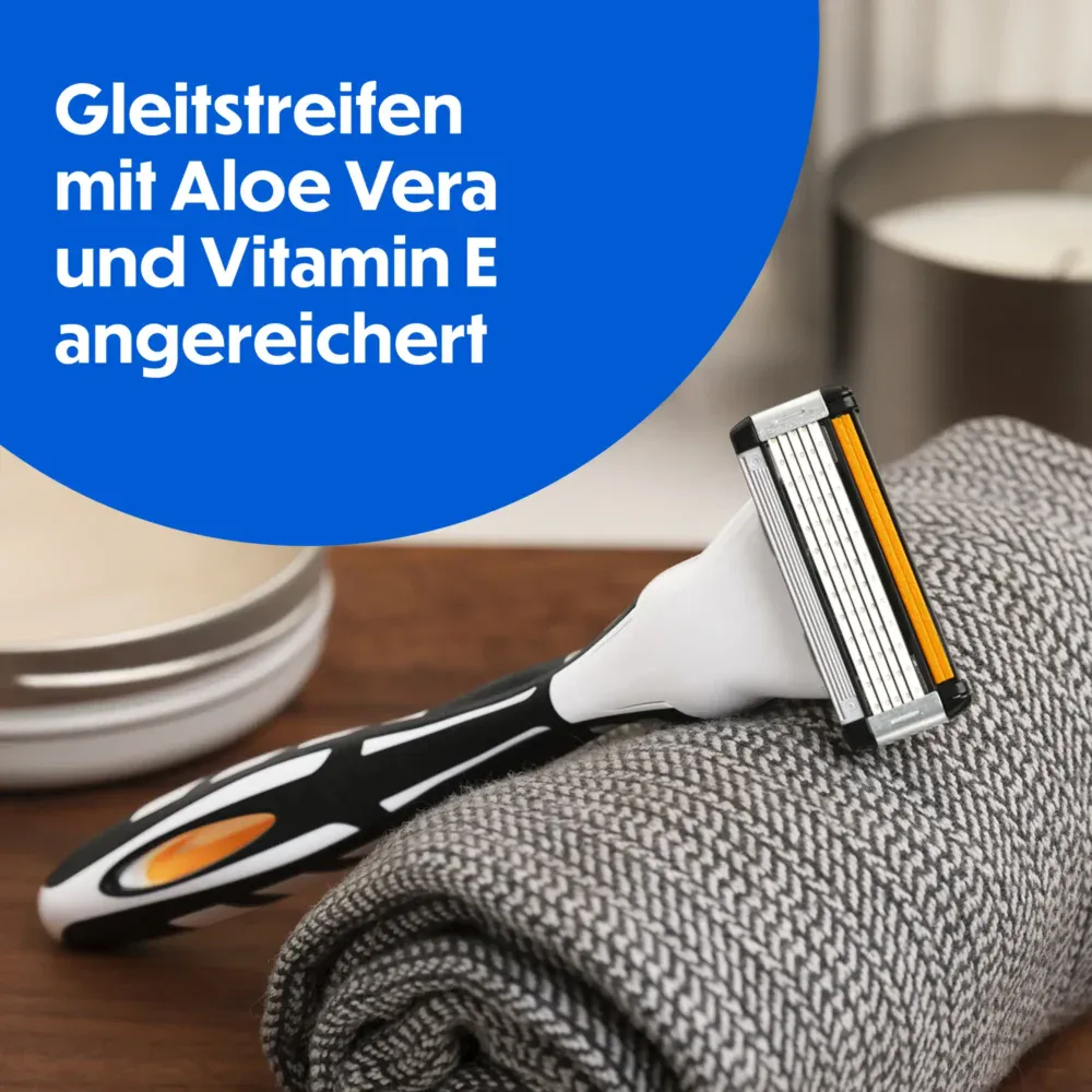 Bic recharges de lames de rasoir homme hybrid flex 5 4 piéces