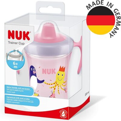 NUK Tasse Trainer Cup Rose 6m++ 230ml