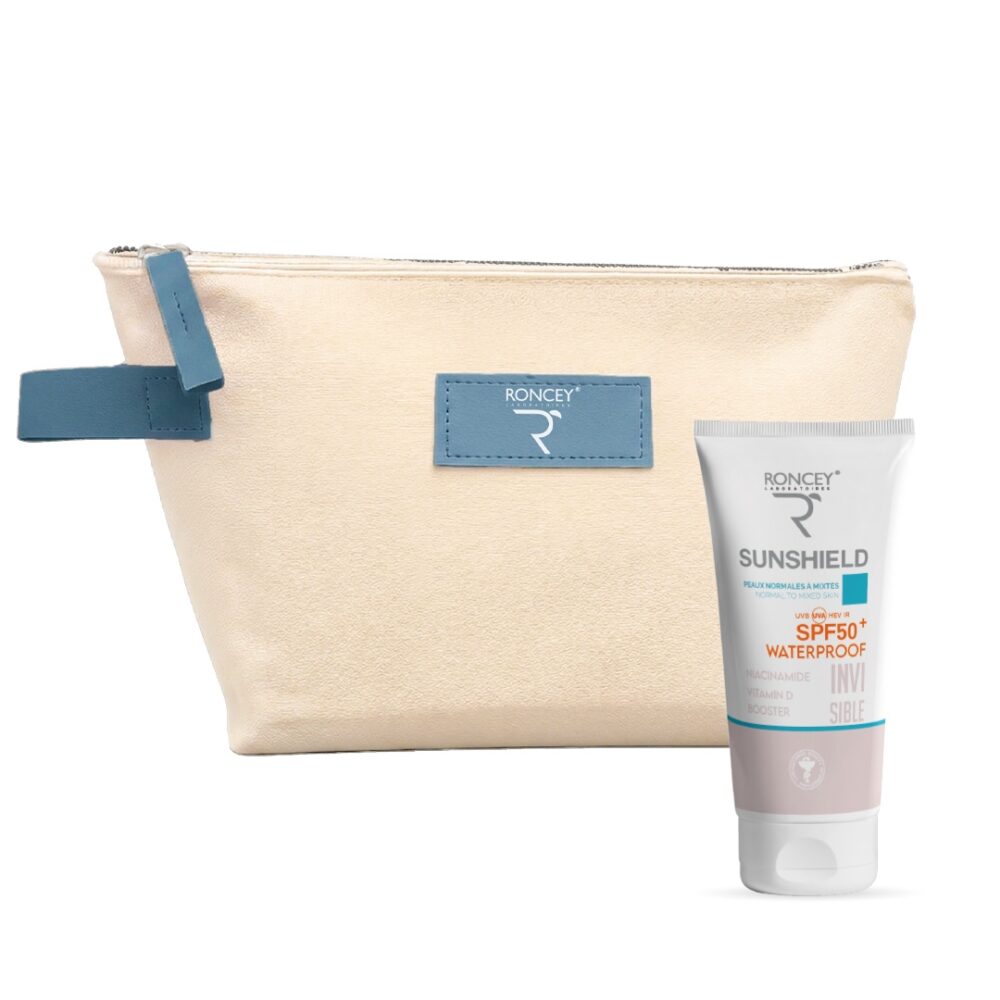 Roncey ecran sunshield waterproof peau mixte spf50+ invisible 50ml