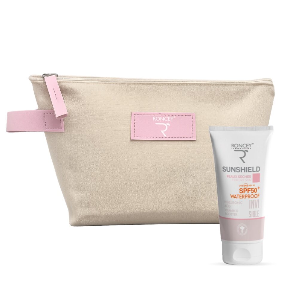 Roncey ecran sunshield waterproof peau sèche spf50+ invisible 50ml