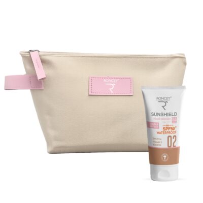 Roncey Ecran Sunshield Waterproof Peau Sèche SPF50+ Teinte 02 50ml