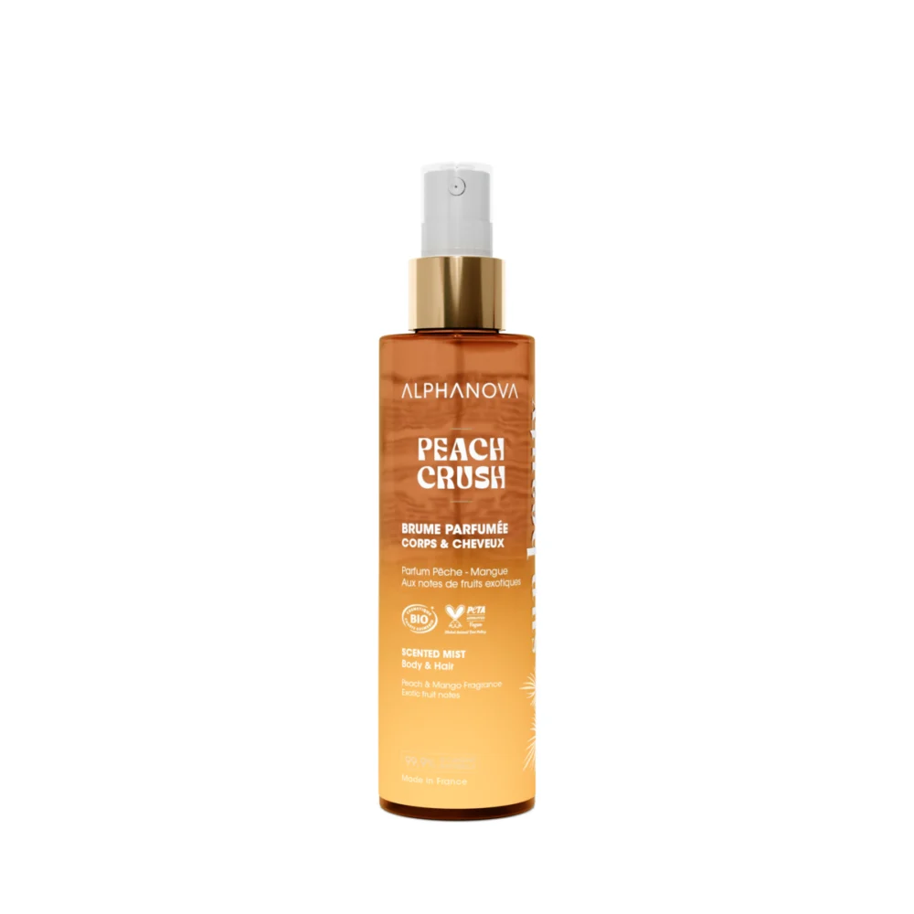 Alphanova peach crush brume parfumée 100ml