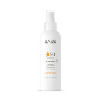 Babe Fluid Spray Solaire Résistant à l'Eau SPF50 200ml