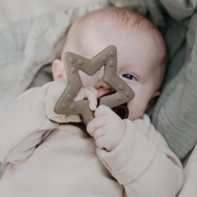Bibs anneau de dentition étoile blush Bibs anneau de dentition étoile blush