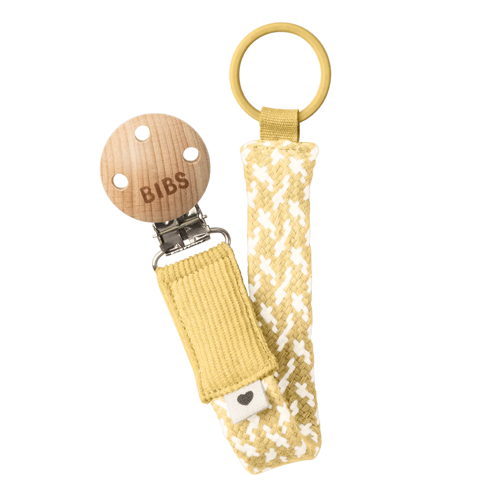 BIBS Attache Sucette Pale Butter – Ivory
