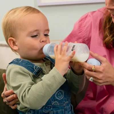 Bibs biberon débit lent pp sans bpa avec tétine en latex 0m+ baby blue 270ml Bibs biberon débit lent pp sans bpa avec tétine en latex 0m+ baby blue 270ml