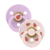 BIBS Colour 2 Sucettes Taille 1 Ladybug Violet Sky - Petal 6 à 18 mois