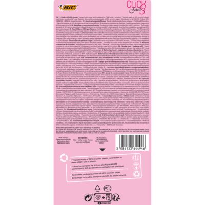 Bic click 3 soleil rasoirs 3 lames + 4 recharges