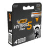 Bic Recharges de Lames de Rasoir Homme Hybrid Flex 5 4 Piéces