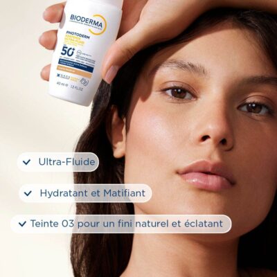Bioderma photoderm xdefense ultra-fluid spf50+ teinté 40ml - teinte : 03 Bioderma photoderm xdefense ultra-fluid spf50+ teinté 40ml - teinte : 03