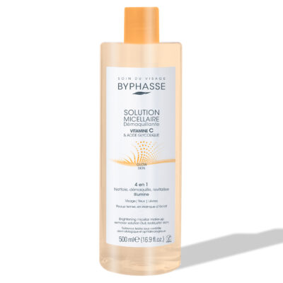 Byphasse Solution Micellaire Démaquillante Vitamine C et Acide Glycolique 500ml