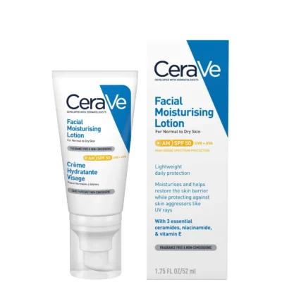 CeraVe Crème Hydratante Visage SPF50 52ml