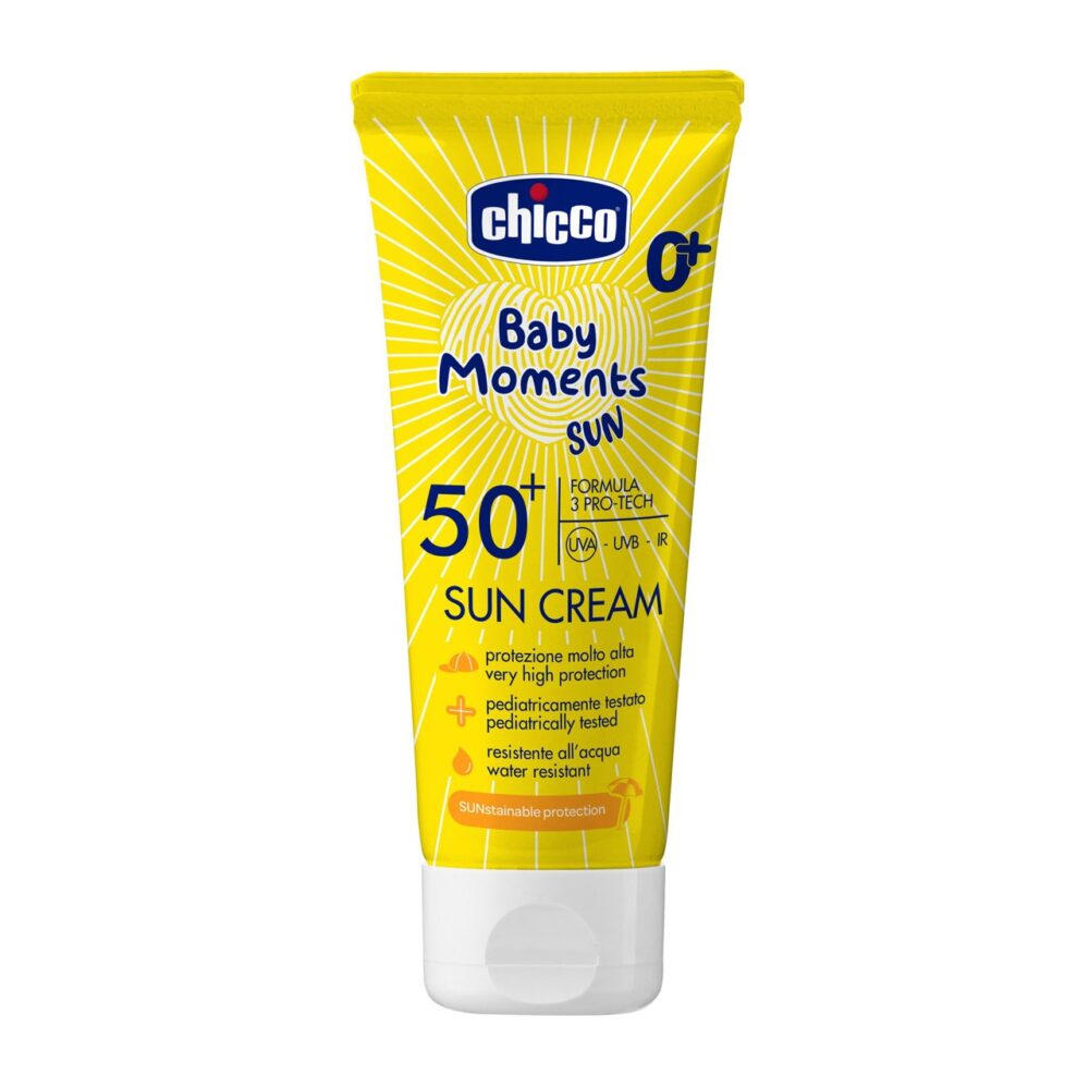 Chicco baby moments sun crème solaire spf50+ 75ml