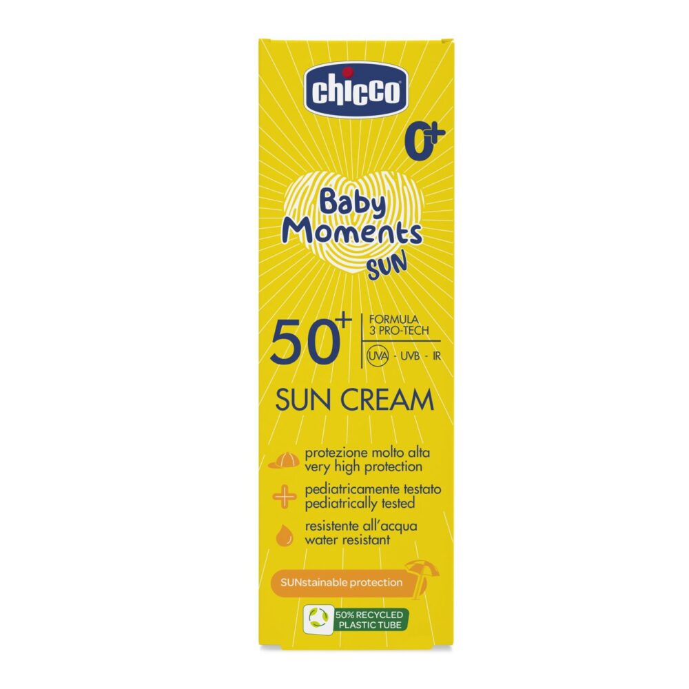 Chicco baby moments sun crème solaire spf50+ 75ml