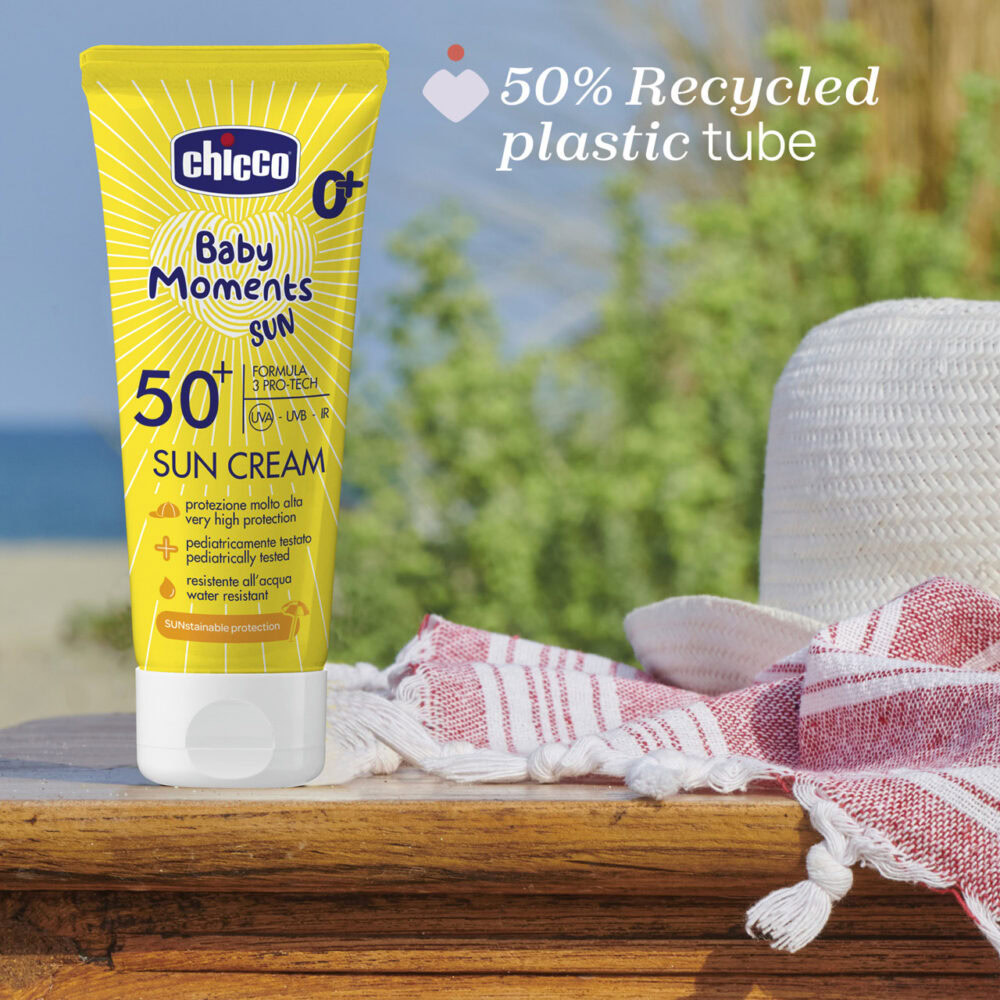 Chicco baby moments sun crème solaire spf50+ 75ml