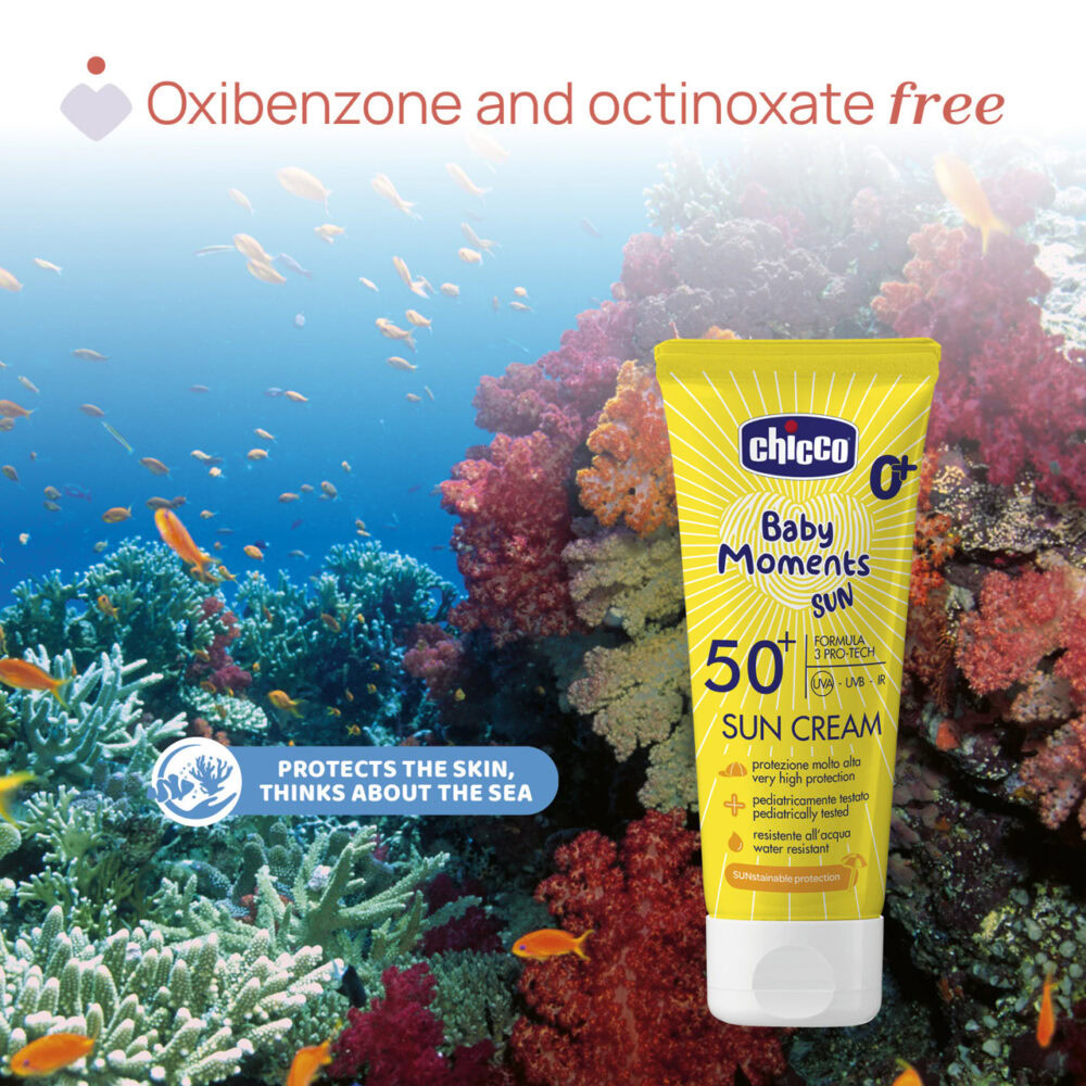 Chicco baby moments sun crème solaire spf50+ 75ml