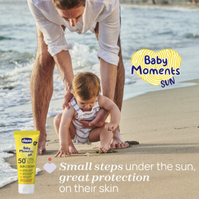 Chicco baby moments sun crème solaire spf50+ 75ml