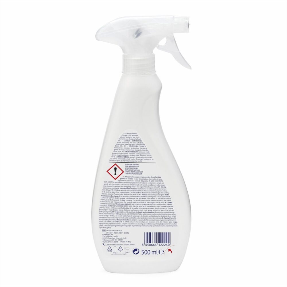 Chicco détachant pour linge bébé sensitive doux et sans parfum 500ml
