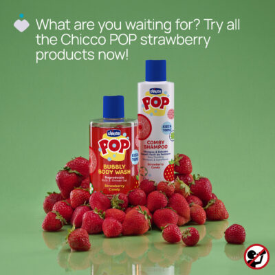 Chicco pop comby shampoo candy fraise 250ml Chicco pop comby shampoo candy fraise 250ml