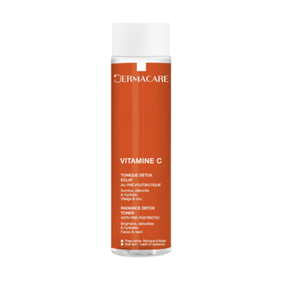 Dermacare Vitamine C Tonique Detox Éclat Illuminateur au Pré-Postbiotique 200ml