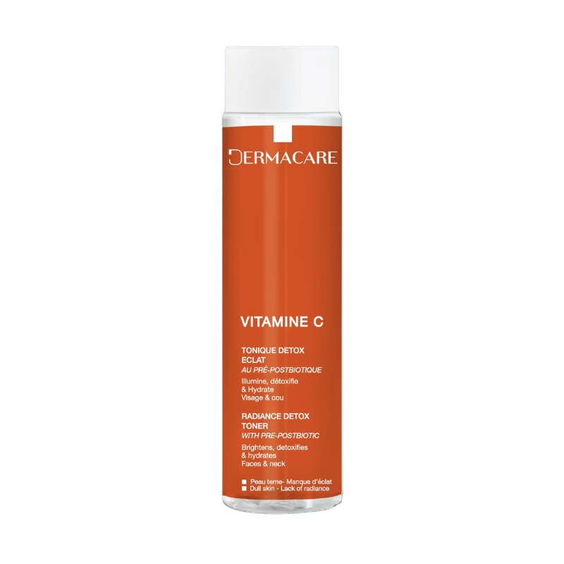 Dermacare Vitamine C Tonique Detox Éclat Illuminateur au Pré-Postbiotique 200ml