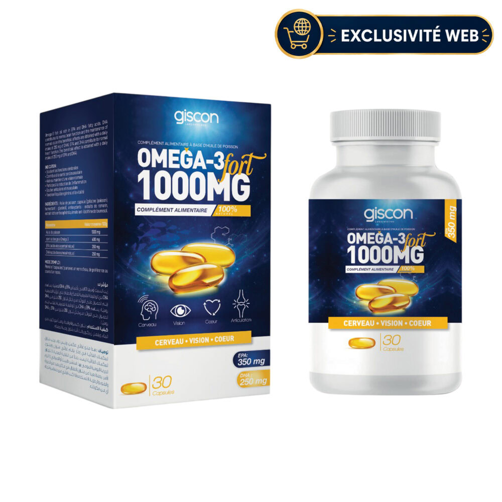 Giscon omega 3 fort 1000mg 30 capsules