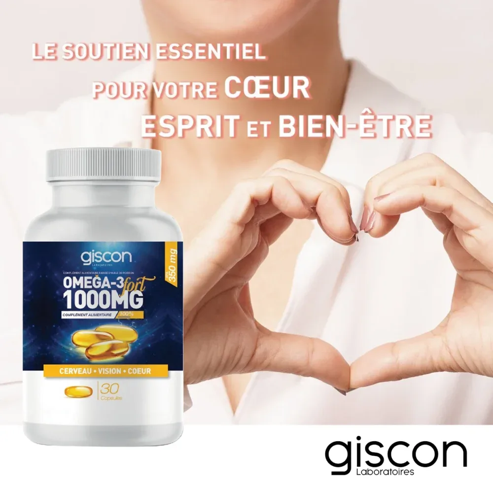 Giscon omega 3 fort 1000mg 30 capsules