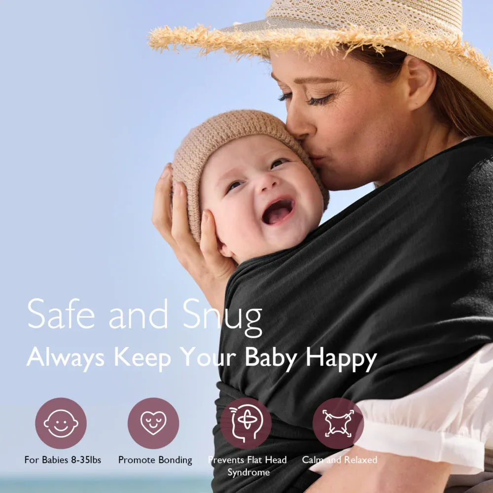 Momcozy porte-bébé en écharpe