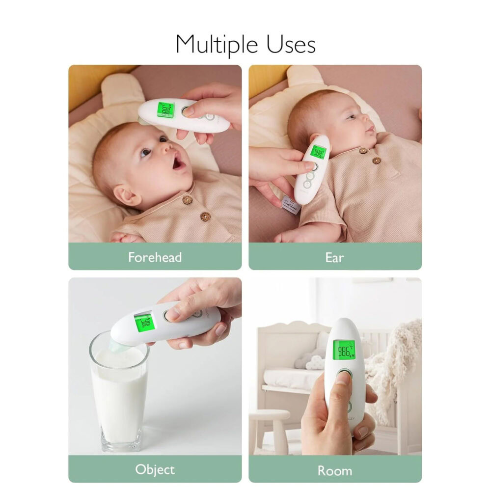 Momcozy thermomètre infrarouge sans contact front et oreille