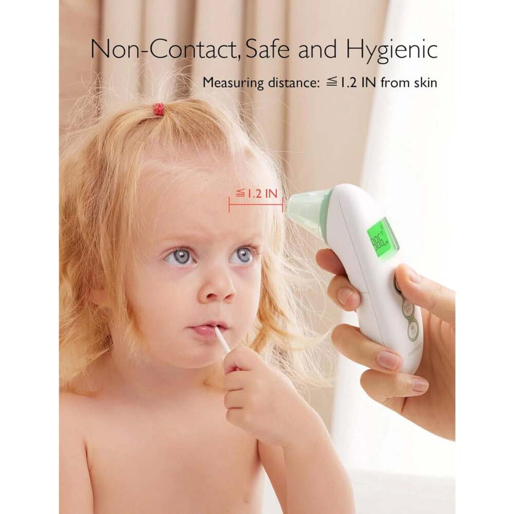 Momcozy thermomètre infrarouge sans contact front et oreille