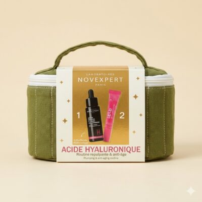 Novexpert coffret sérum booster à l’acide hyaluronique 30ml + lip’up soin lèvres repulpant 8ml (offert)
