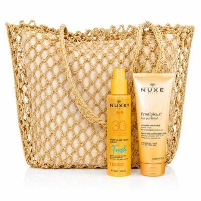 Nuxe Brume Solaire Fraiche SPF30 + Lait de Corps Sublimateur 200ml et Sac de Plage Offert