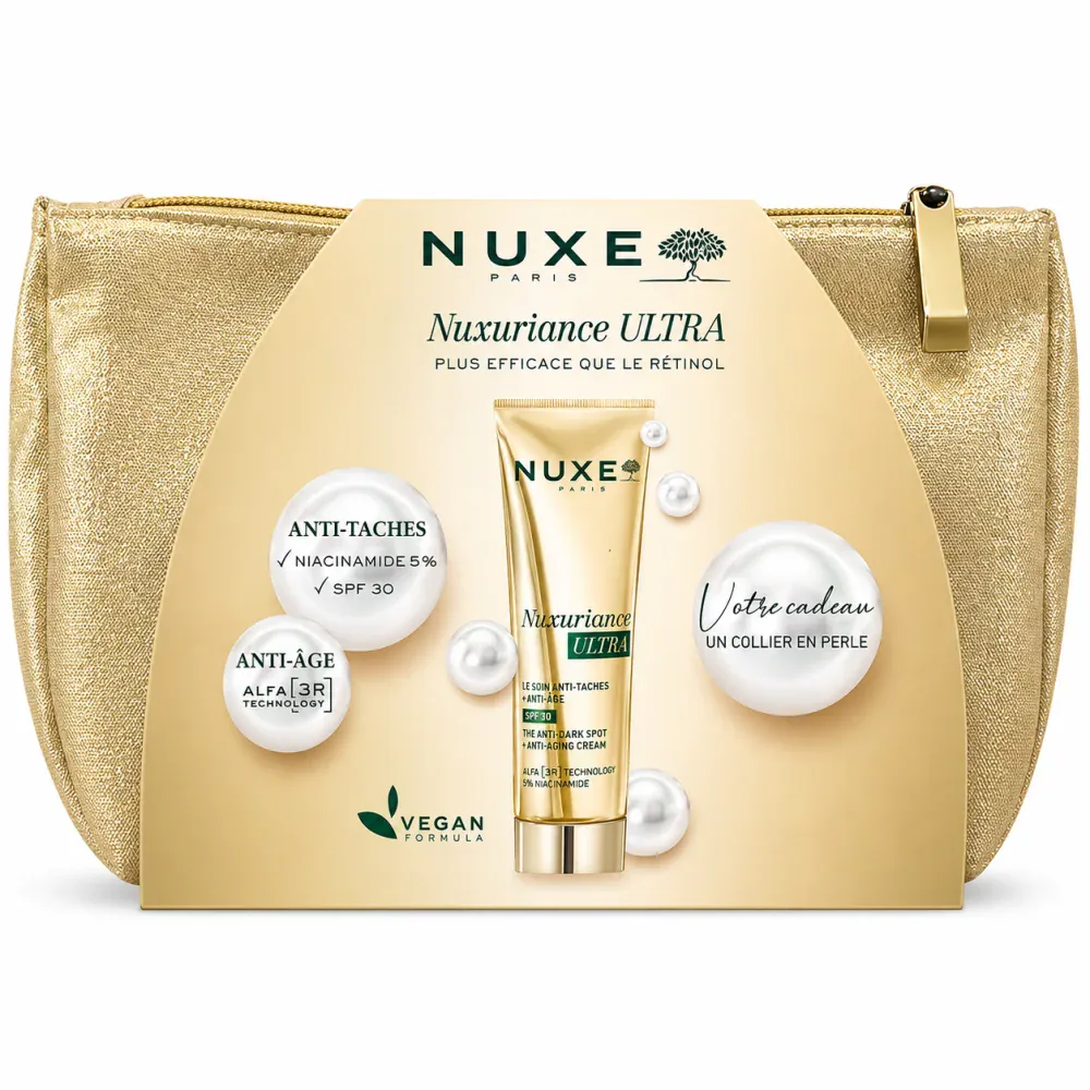 Nuxe Trousse Nuxuriance Ultra Creme Anti Taches SPF30 + Collier en Perle et Trousse Offerts - Nuxe