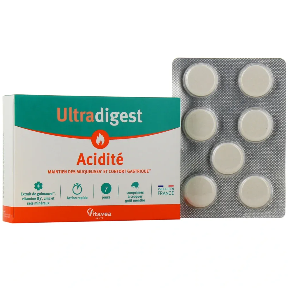 Vitavea santé ultradigest acidité 14 comprimés
