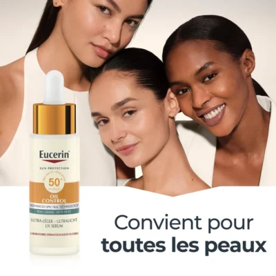 Eucerin sun protection oil control sérum uv ultra-léger spf50+ 30ml Eucerin sun protection oil control sérum uv ultra-léger spf50+ 30ml