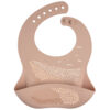 Canpol Bavoir en Silicone pour Bébé avec Poche 51/030 Beige
