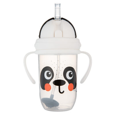 Canpol Gobelet Anti-Fuites avec Paille Lestée Panda 270ml