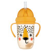 Canpol Gobelet Anti-Fuites Guépard avec Paille Lestée 56/617 270ml