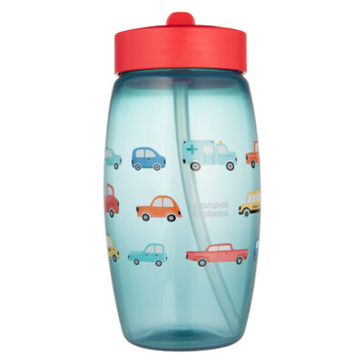 Canpol gobelet de sport pour bébés avec bec pliable cars 400ml