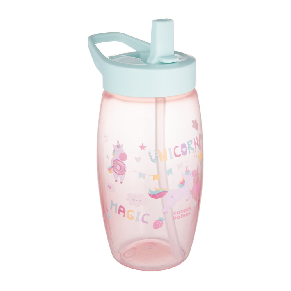 Canpol gobelet de sport pour bébés avec bec pliable licorne 400ml