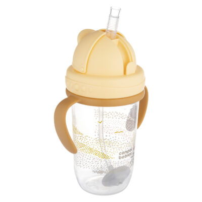 Canpol tasse anti fuites avec paille 56/620_bei 270ml Canpol tasse anti fuites avec paille 56/620_bei 270ml