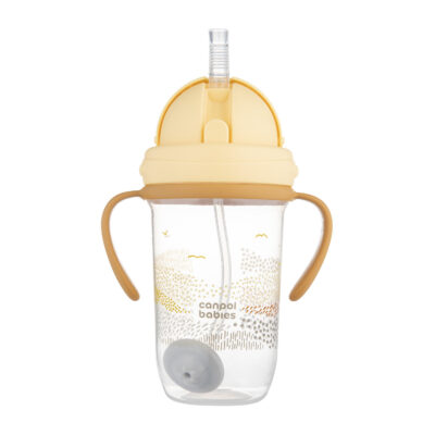 CANPOL Tasse Anti Fuites avec Paille 56/620_bei 270ml