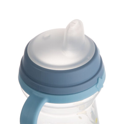 Canpol tasse bébé avec bec en silicone firstcup 56/613_blu 250ml