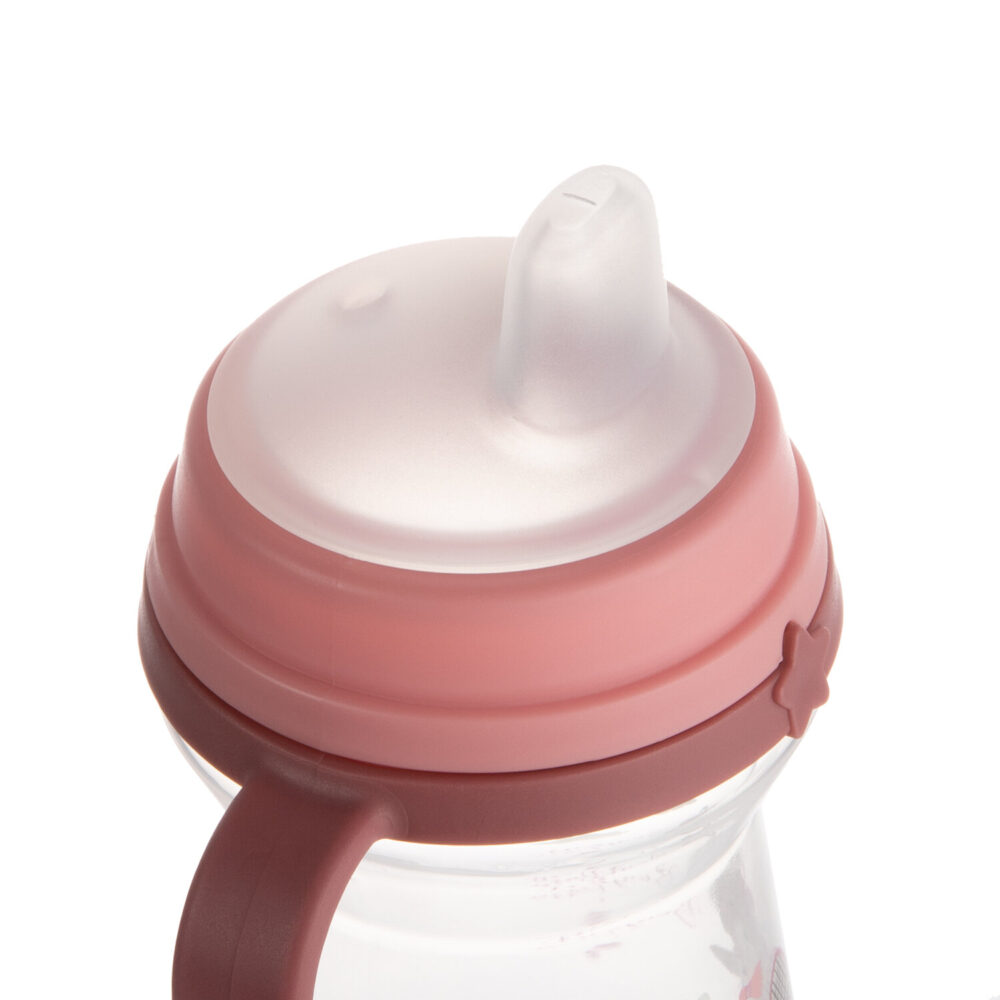 Canpol tasse bébé avec bec en silicone firstcup 56/613_pin 250ml